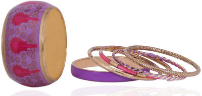 50% OFF on Lazreena Antique Designer Alloy Bangle Set Pack of 6 50% OFF on Lazreena Antique Designer Alloy Bangle Set Pack of 6