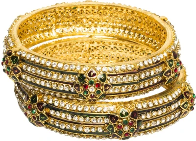 Joyas Traditional Brass Bangle Set Pack of 2 Joyas Traditional Brass Bangle Set Pack of 2