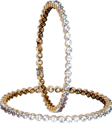 10% OFF on Karigari Fashion jewels Simply Stylish Alloy Bangle Set Pack of 2