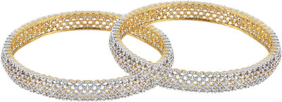 13% OFF on Ur Pearls & Trinkets Studded Alloy Bangle Set Pack of 2 13% OFF on Ur Pearls & Trinkets Studded Alloy Bangle Set Pack of 2
