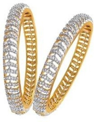 56% OFF on Moksh Jewels Alloy Zircon Copper Plated Bangle Set Pack of 2 56% OFF on Moksh Jewels Alloy Zircon Copper Plated Bangle Set Pack of 2