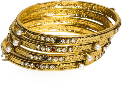 33% OFF on Joyas trendy look Copper Bangle Set Pack of 4