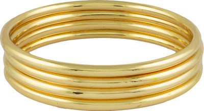 60% OFF on R18Jewels-Fashion&U Fabulous Sparkle Metal Bangle Set Pack of 4