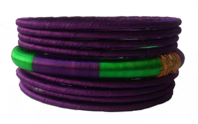 71% OFF on Kuhuk Thread Accessory Plastic Bangle Set Pack of 9