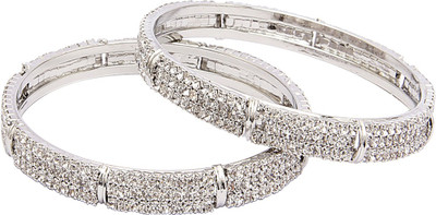 70% OFF on Vendee Fashion Costume Fashion Alloy Bangle Set Pack of 2