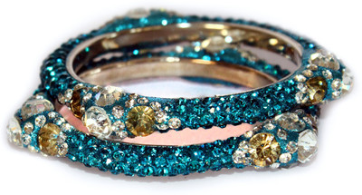 63% OFF on Glitters Traditional Metal Bangle Set Pack of 2 63% OFF on Glitters Traditional Metal Bangle Set Pack of 2