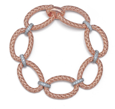 32% OFF on Silver Zing Silver Zircon? Rose Gold Plated Bracelet 32% OFF on Silver Zing Silver Zircon? Rose Gold Plated Bracelet