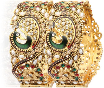 70% OFF on Ethnic Jewels Alloy Kada Pack of 2