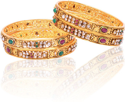 44% OFF on Rubera Elegant Alloy Cubic Zirconia Bangle Set Pack of 4 44% OFF on Rubera Elegant Alloy Cubic Zirconia Bangle Set Pack of 4