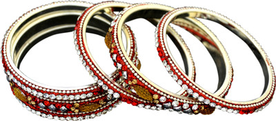 18% OFF on DFR Ethnic Diva Alloy Bangle Set Pack of 6 18% OFF on DFR Ethnic Diva Alloy Bangle Set Pack of 6