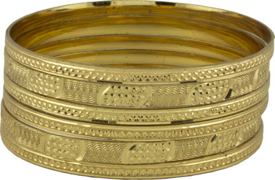 60% OFF on R18Jewels-Fashion&U Fabulous Metal Bangle Set Pack of 6