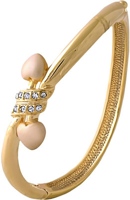 52% OFF on KBK Jewels Alloy Cubic Zirconia 18K Yellow Gold Bracelet