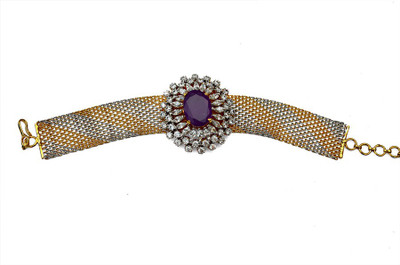 25% OFF on Jewelfin Girls Choice Alloy Rhodium Plated Bracelet