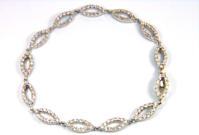 20% OFF on Aina Sterling Silver Cubic Zirconia Rhodium Plated Bracelet 20% OFF on Aina Sterling Silver Cubic Zirconia Rhodium Plated Bracelet