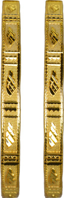 60% OFF on Pearl Paradise Function special Alloy Yellow Gold Plated Bangle Set Pack of 2