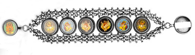 Exotic India Lord Ganesha Silver Bracelet
