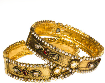 33% OFF on Joyas trendy look Copper Bangle Set Pack of 2