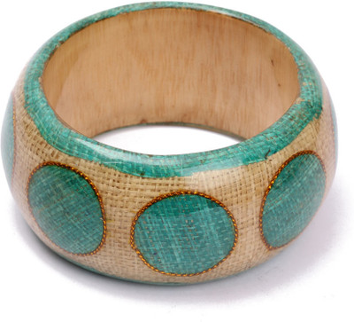 30% OFF on KhoobSurati Jute Patterned Laminated Wood Bangle