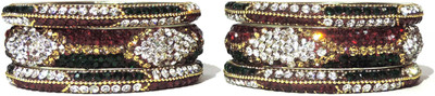21% OFF on Aadhya B01_35 Brass, Alloy, Lac, Stone Bangle Set Pack of 6 21% OFF on Aadhya B01_35 Brass, Alloy, Lac, Stone Bangle Set Pack of 6