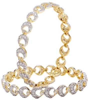 58% OFF on Moksh Jewels Alloy Bangle Set Pack of 2 58% OFF on Moksh Jewels Alloy Bangle Set Pack of 2
