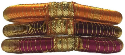 60% OFF on Kuhuk Thread Accessories Plastic Bangle Set Pack of 3