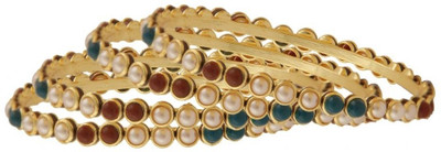 63% OFF on Vaishali Bindi and Bangles Brass, Copper Bangle Set Pack of 4