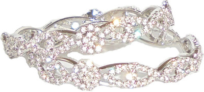 66% OFF on Adimani Medhya Alloy Bangle Set Pack of 2