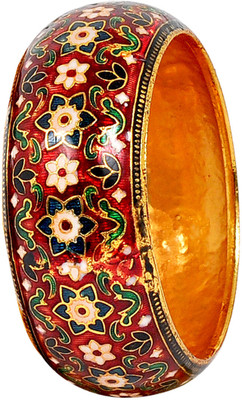 52% OFF on Maayra Terrific Meenakari Brass Enamel Plated Bangle