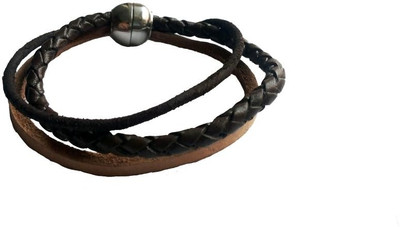 67% OFF on Cuero Leather Bracelet