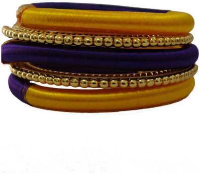 69% OFF on Kuhuk Fashion Jewelry Metal Bangle Set Pack of 5