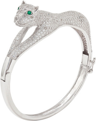 11% OFF on GemLN Sterling Silver Rhodium Plated Kada