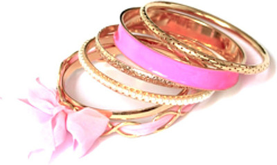 20% OFF on Nexessories Classic Metal Bangle Set Pack of 5