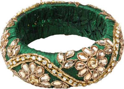63% OFF on Glitters Traditional Fabric Bangle
