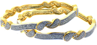 45% OFF on Aabhushan Jewels Alloy Cubic Zirconia Rhodium Plated Bangle Set Pack of 2 45% OFF on Aabhushan Jewels Alloy Cubic Zirconia Rhodium Plated Bangle Set Pack of 2