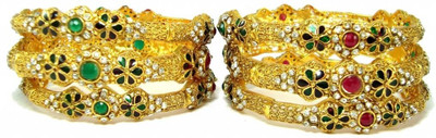 50% OFF on Aria Alloy Bangle Set Pack of 6 50% OFF on Aria Alloy Bangle Set Pack of 6