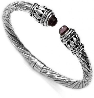 24% OFF on Taraash Bullet Bead Sterling Silver Kada 24% OFF on Taraash Bullet Bead Sterling Silver Kada