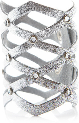 79% OFF on De Rene Leather Cuff