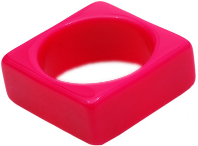 50% OFF on Rhea Perfect Pink Square Resin Bangle