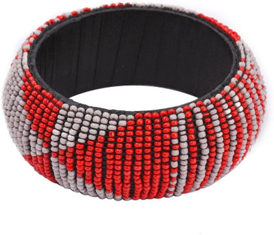 30% OFF on KhoobSurati Broad Beaded With Medium Beads Plastic Bangle