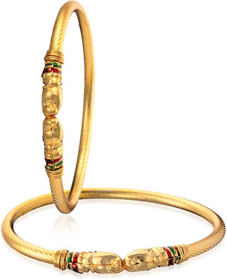 79% OFF on The Pari Brass, Alloy Bangle Set Pack of 2 79% OFF on The Pari Brass, Alloy Bangle Set Pack of 2