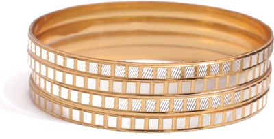70% OFF on Camy Camy Daily Wear Bangles Alloy, Metal Bangle Set Pack of 4 70% OFF on Camy Camy Daily Wear Bangles Alloy, Metal Bangle Set Pack of 4