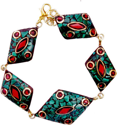 53% OFF on Imli Street Antique Look Brass Bracelet