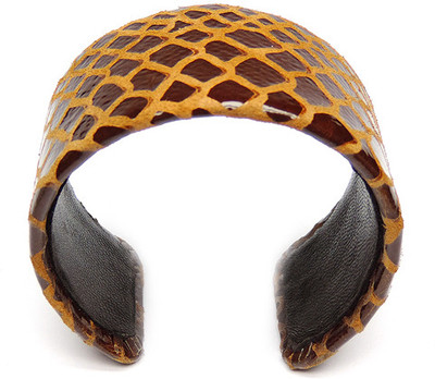 38% OFF on Silvantra Leather Cuff