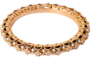 Sharnam Art Stone Ring Bangle