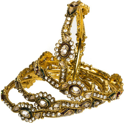 33% OFF on Joyas Traditional Copper Bangle Set Pack of 4