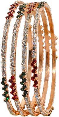 52% OFF on Maayra Modern Stone Work Alloy Copper Plated Bangle Set Pack of 4 52% OFF on Maayra Modern Stone Work Alloy Copper Plated Bangle Set Pack of 4
