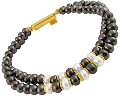 59% OFF on SJ Pearls BRS Alloy Pearl Bracelet
