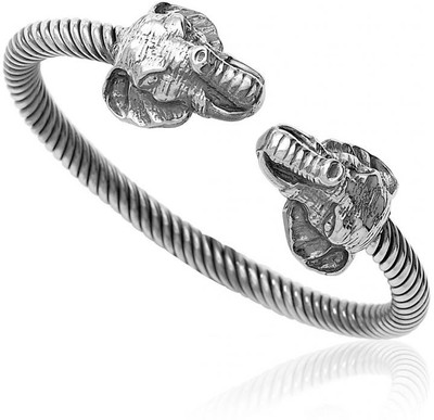 24% OFF on Taraash Elephant Face Sterling Silver Kada 24% OFF on Taraash Elephant Face Sterling Silver Kada