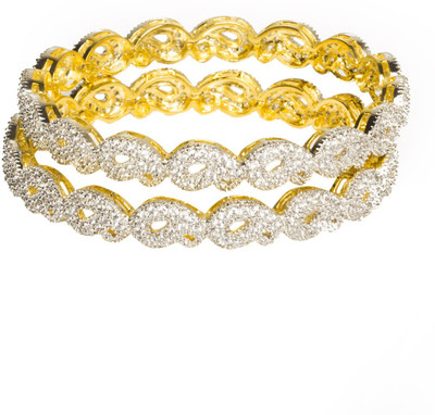 33% OFF on Joyas Traditional Brass Bangle Set Pack of 2 33% OFF on Joyas Traditional Brass Bangle Set Pack of 2