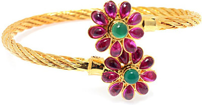 37% OFF on Alankruthi Dazzling Copper Copper Plated Bracelet